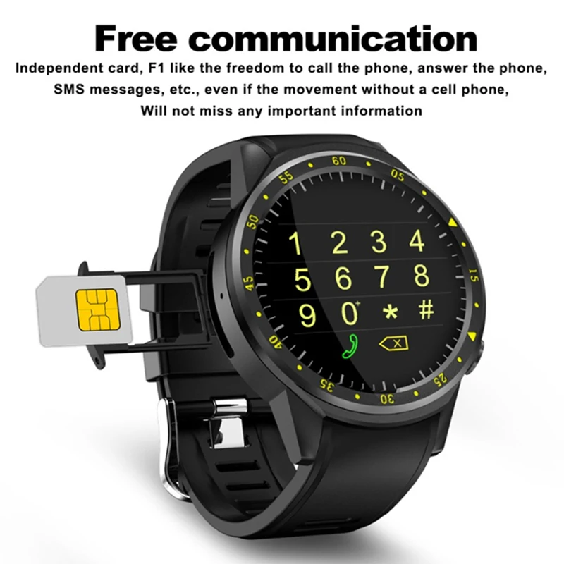 GPS умные часы для мужчин Bluetooth спортивные камера монитор сердечного ритма с