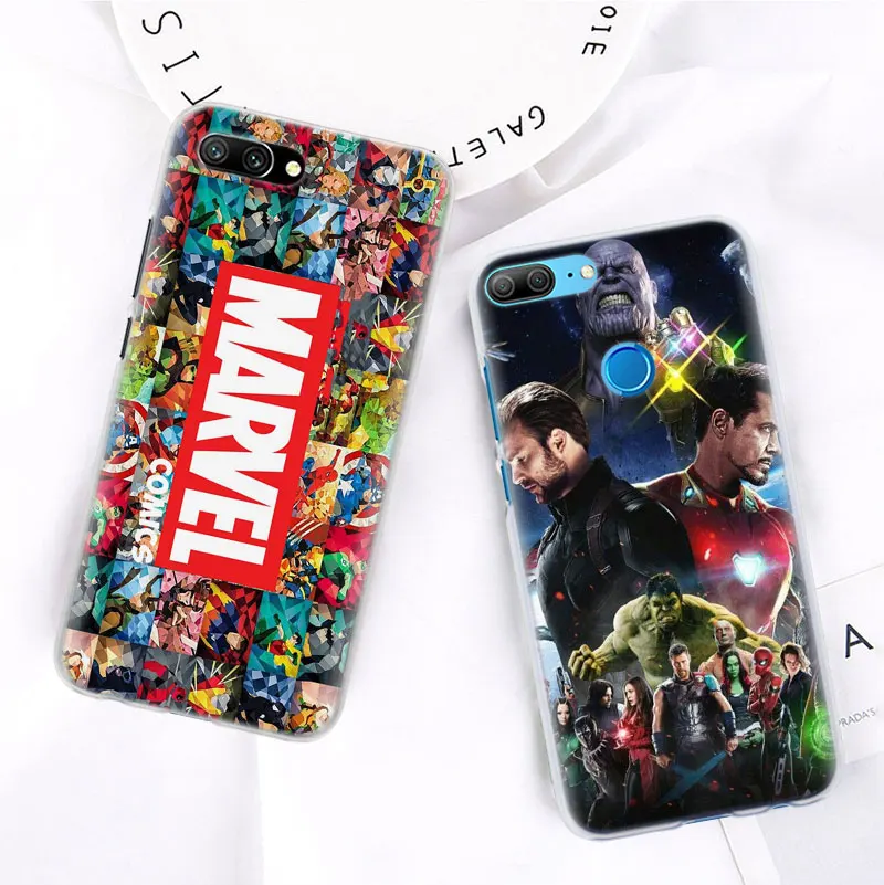Чехол для телефона Marvel Мстители супер герои для huawei Honor 8X 8A Pro 8C 8S 9 10 Lite 20i Honor Play Y7 Y9 чехол