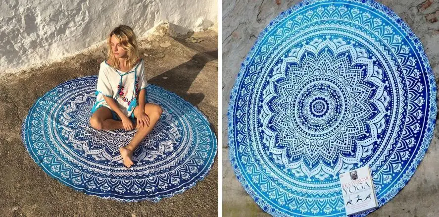 Вечерние ничные Свадебные Рождественские украшения круглая скатерть из хлопка с