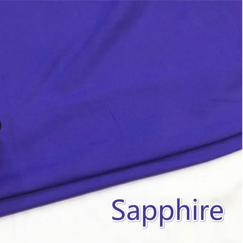 Sapphire Матовый боковой стрейч нейлон спандекс лайкра Купальник бикини из ткани для йоги колготки зентай костюм - Цвет: Sapphire