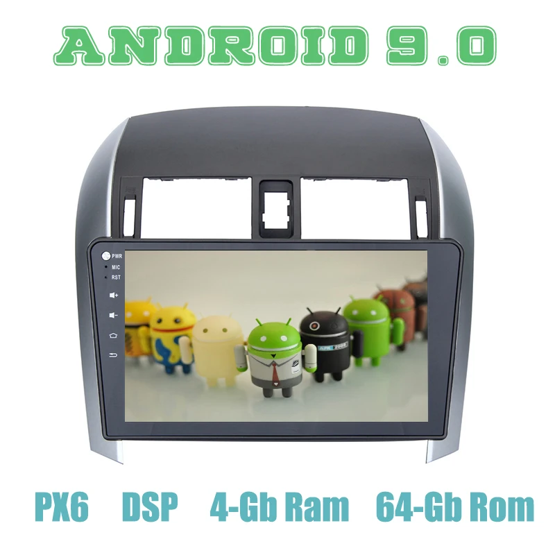 10 2 &quotPX6 Android 9 0 автомобиля gps радио мультимедиа для Защитные чехлы сидений сшитые