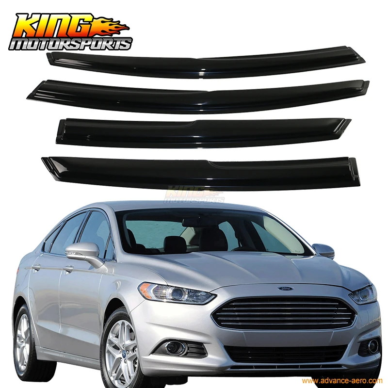 Ветряные дефлекторы Ford Fusion Mugen style подходят для 2013 2018 наклеивающиеся на окна
