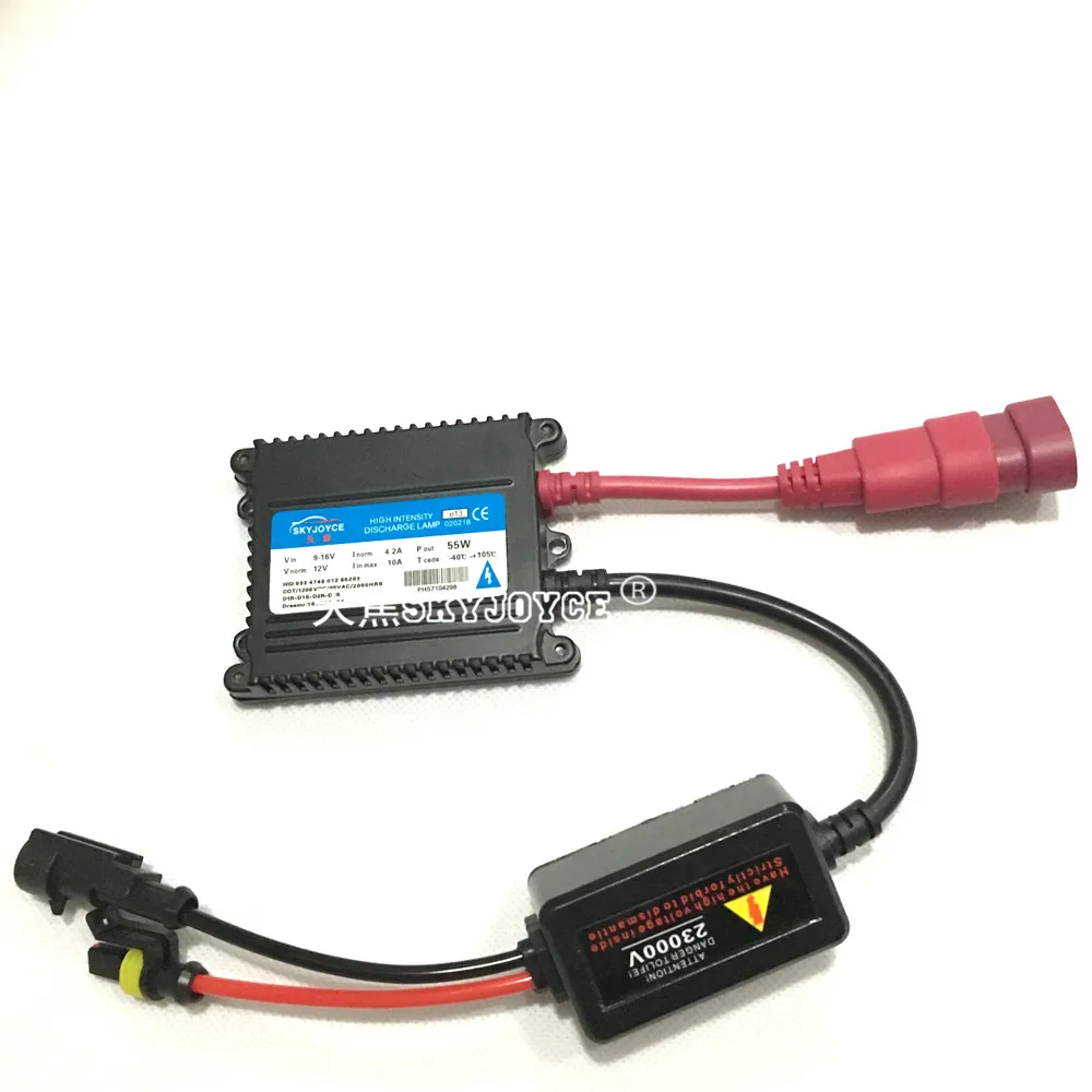 DC12V hid ксенон балласт 55 Вт Цифровой Тонкий скрытый блок электронный зажигания