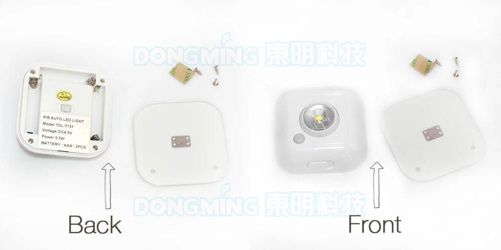 New arrival 1Pcs Powerful Mini PIR sensing spot white light lamp LED Night Light Induction Lamp for Cabinet Bedside Hallway | Освещение