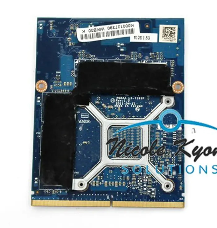Плата видеокарты GTX 560M GTX560M K000127390 PGRAA LS-7191P 1 5G VGA для TOSHIBA QOSMIO X770 X775 | Компьютеры и
