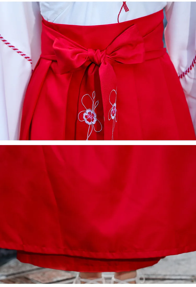 Chinese style Hanfu Spring and Autumn Daily adult female students traditional costume embroidery fresh elegant photo suit |