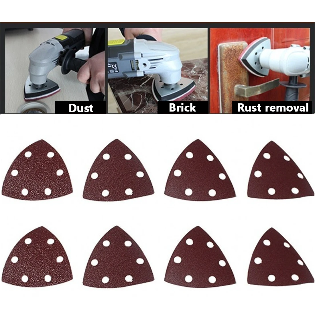 25PC 90mm Delta Sander Sand Paper Hook &amp Loop Sandpaper Disc Abrasive Tools for Sanding Grit 40-320 | Инструменты