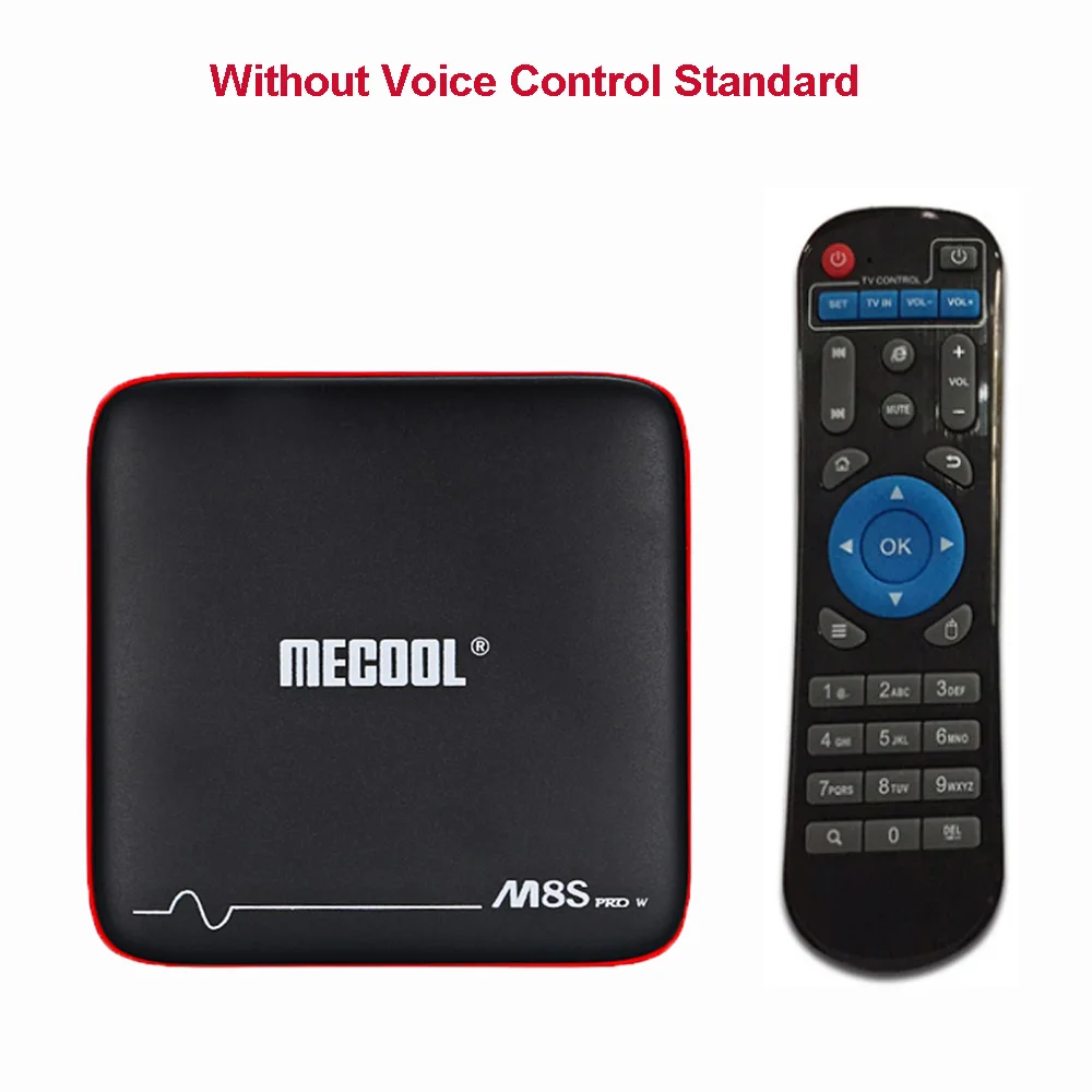 ТВ-приставка Mecool M8S PRO W 2 4G с голосовым управлением Android 7.1.1 Amlogic S905W Гб RAM 16 ROM