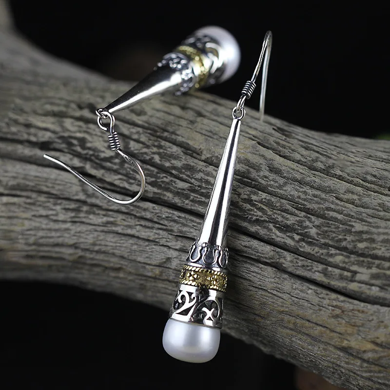 Женские серьги из серебра 100% пробы в этническом стиле|earrings ethnic|earrings forearrings for women |