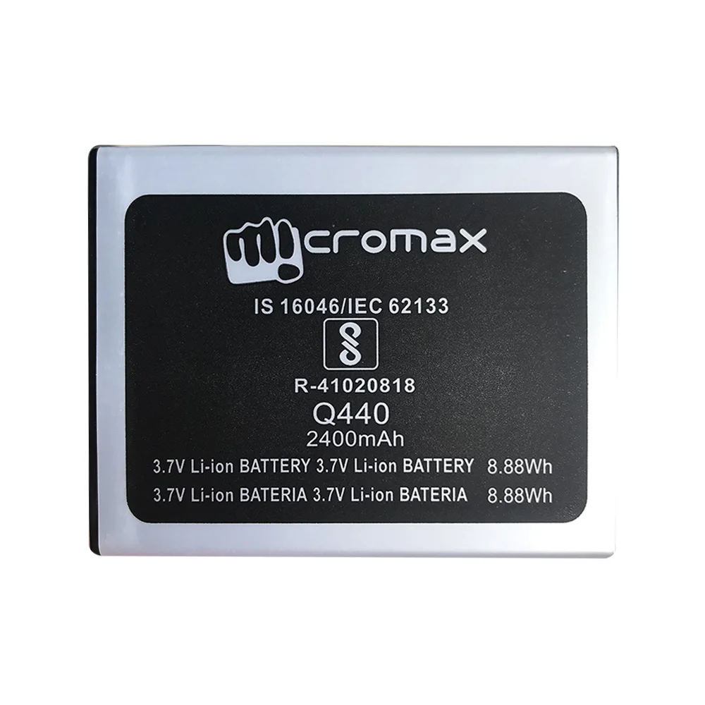 Высококачественный аккумулятор 2400 мАч для смартфона Micromax Bharat4 Bharat 4 Q440