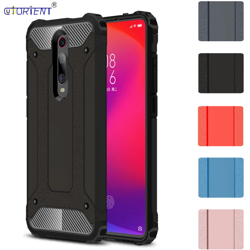 Гибридный бронированный чехол бампер для Xiaomi Redm K20 Pro Прочный двухслойный