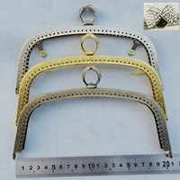 golden silver bronze color diamond buckle women coin bag metal clasp diy purse frame 5pcslot