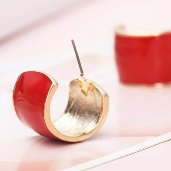 Neoglory светильник желтое золото лак эмаль висячие серьги для женщин вечерние