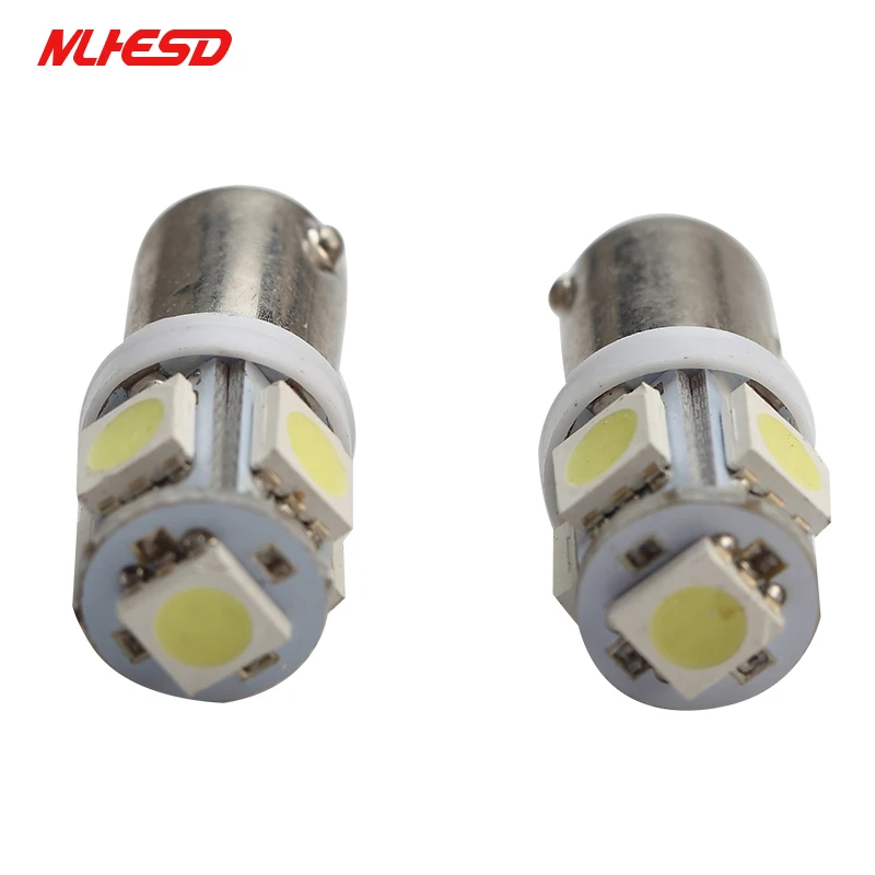 10X T11 BA9S 5 SMD 5050 Светодиодный светильник лампы 5SMD T4W 1445 Q65B H6W 182 53 57 автомобиля