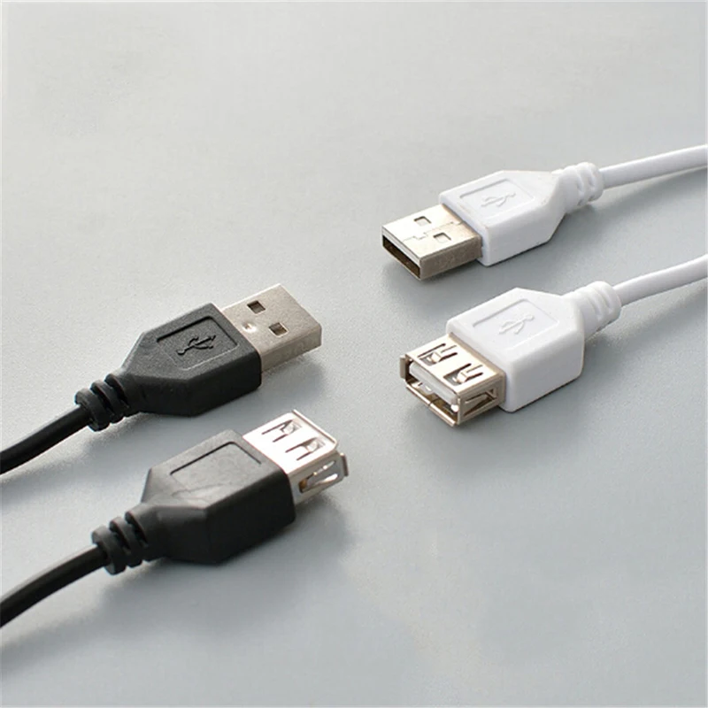 Удлинительный кабель USB 1 45 A-A папа мама 2 0 м удлинитель для зарядки и передачи