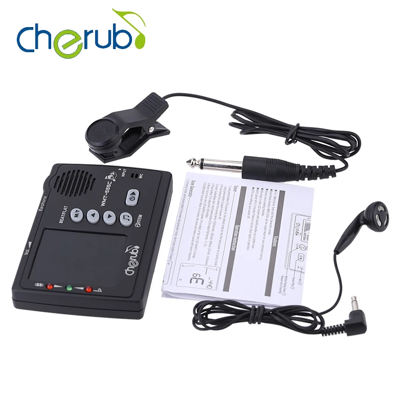 Cherub WMT 555C 3 в 1 интонационный тренажер электронный цифровой тюнер метроном