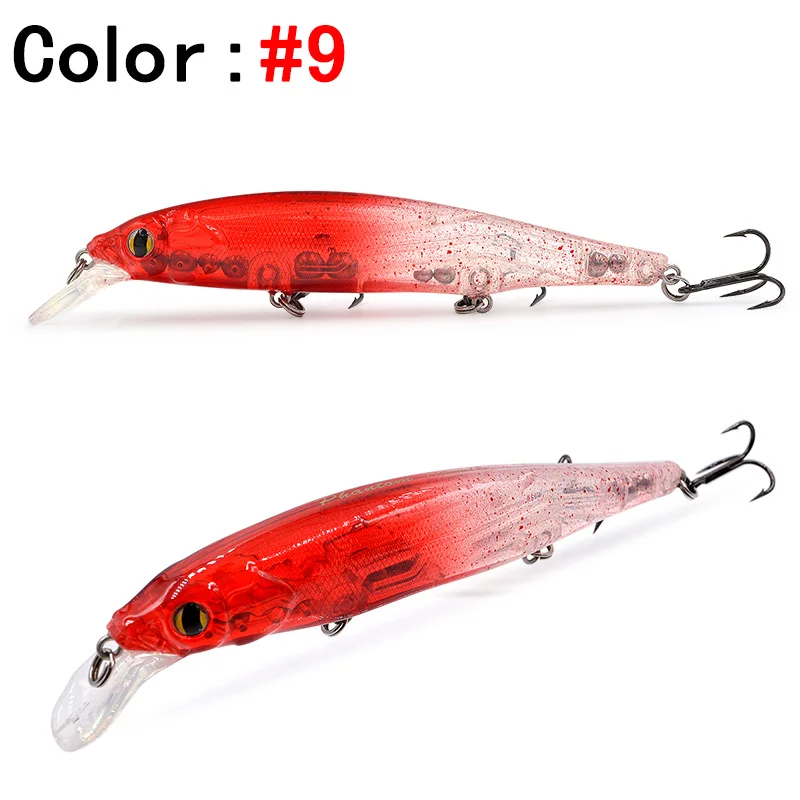 Color 9 THETIME бренд TH110SP suspend jerkbait mninow жесткая приманка 110 мм/19 г Искусственные воблеры для ловли окуня щуки - Цвет: Color 9
