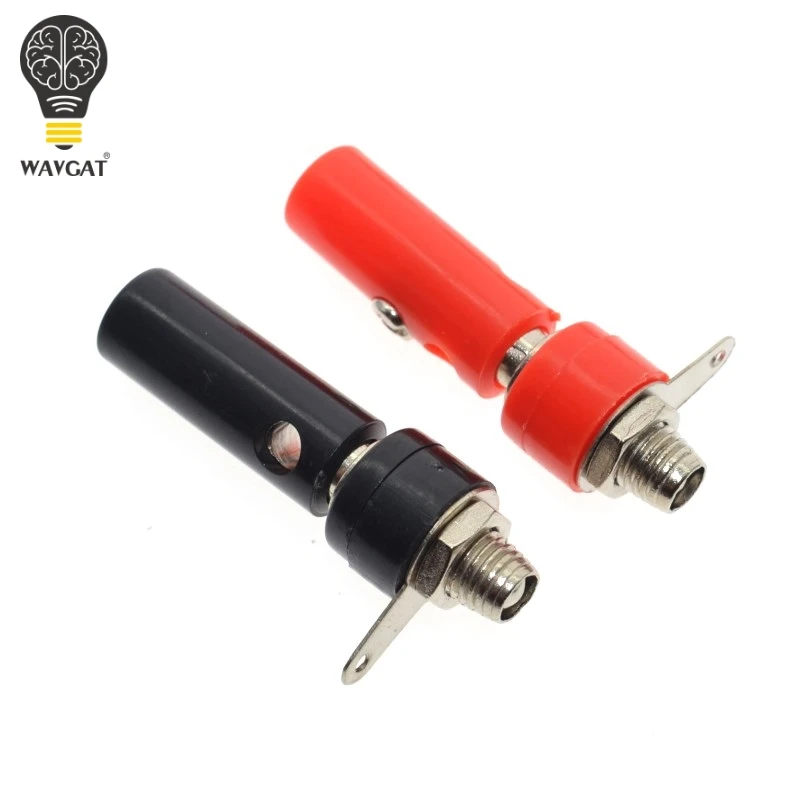 Штепсельная вилка типа банан 4 мм для вставки коннектора папа и мама Шпилька в