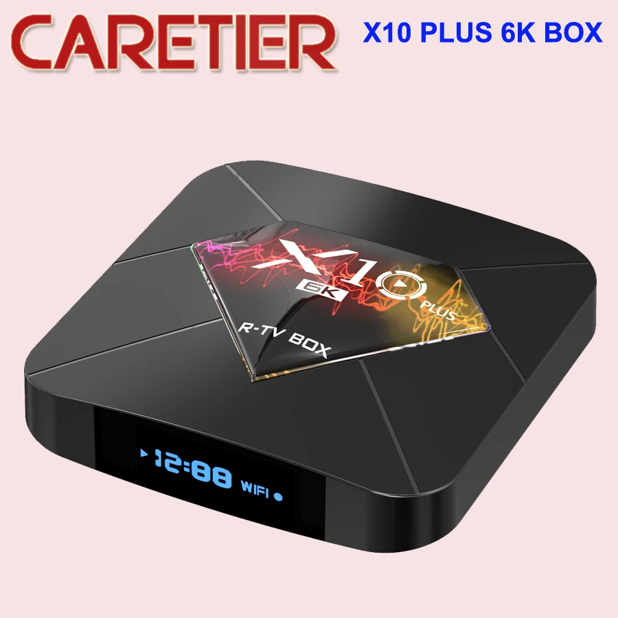 ТВ-приставка X10 PLUS Android 9 0 4 + 32/64 ГБ ядра Wi-Fi 3D H.265 6K | Электроника