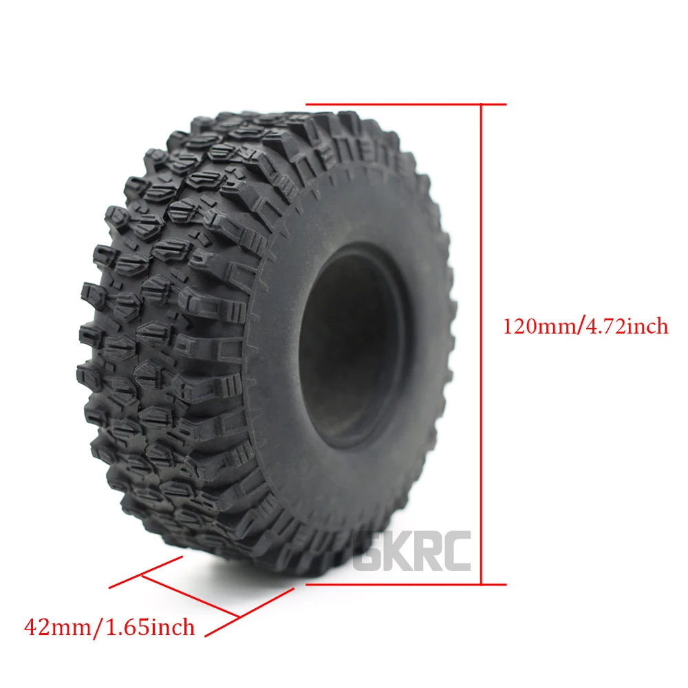 Фото 4 шт. 120 мм 1 9 дюйма резиновые шины/колесные шины для 1:10 RC Rock Crawler Axial SCX10 90047 D90 D110 TF2 4 шт. 120 мм 1 9 дюйма резиновые шины/колесные шины для 1:10 RC Rock Crawler Axial SCX10 90047 D90 D110 TF2