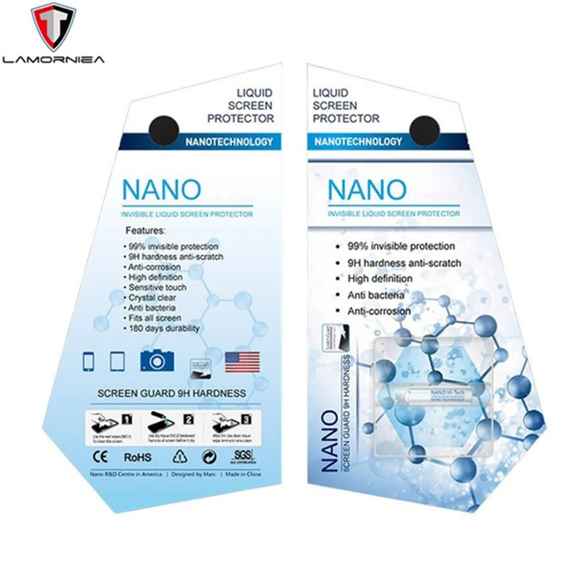 Защитная пленка для экрана Nano Liquid iPhone X XS MAX 7 8 6 универсальное закаленное стекло