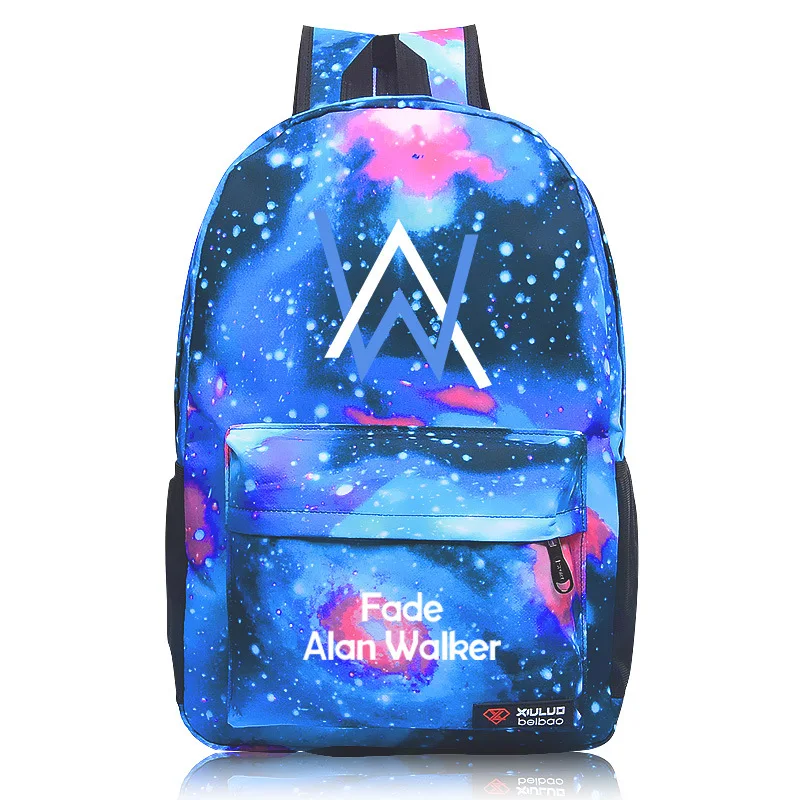 2018 Mochila Feminina Mochilas светящаяся сумка Аллен Уокер выцветший в том же рюкзаке Alan