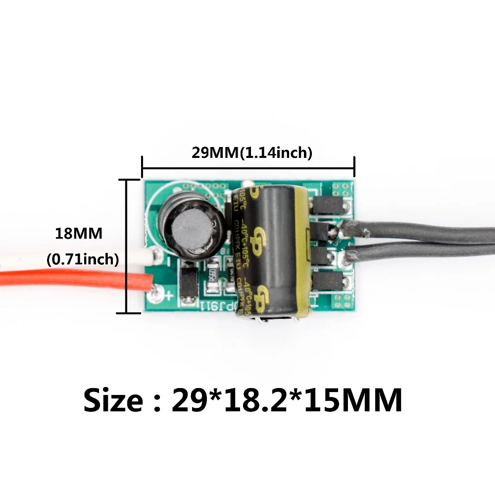 Светодиодный драйвер 3X3W 3X4W 10W 12W DC12-24V для светодиодного источника питания