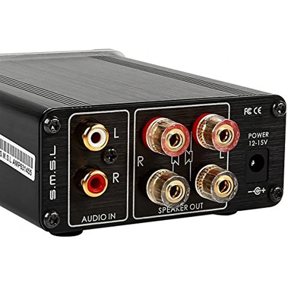 SMSL SA-36A Pro AMP HIFI большая мощность цифровой встроенный Tripath стерео усилитель с 12 В 3.8A адаптер питания черный, серебристый, золотой