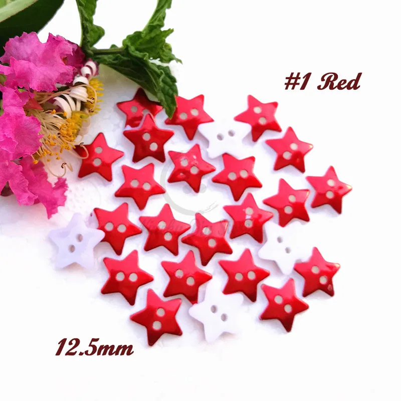 50 шт один/смешанный цвет красный синий зеленый звезда Рождественские