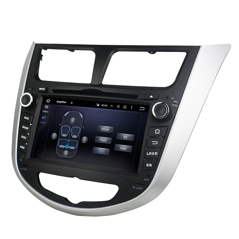 4 ГБ Оперативная память Android 8 0 автомобиль gps DVD для hyundai Solaris Accent Verna I25 навигации