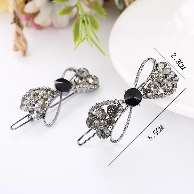 Женские модные шпильки имитирующая жемчужина заколка для волос кристаллы горный