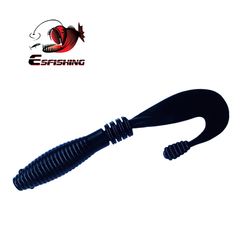 ESFISHING Counter Grub 5 шт 100 мм мягкие приманки искусственные для рыбалки на карпа