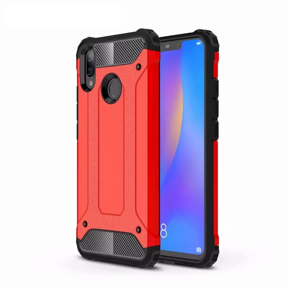 Ironman Hybrid Case For Huawei Nova 3i/P smart+ Honor Note 10 Xiaomi Pocophone F1 Durable Hard PC+TPU Layer Armor 100PCS | Мобильные