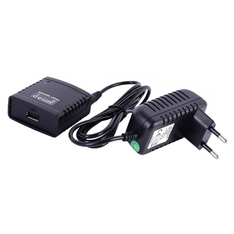 KuWFi USB 2,0 LRP принт Сервер Поделиться LAN Ethernet Сетевые принтеры Адаптер питания USB концентратор 100 Мбит/с сетевой сервер печати