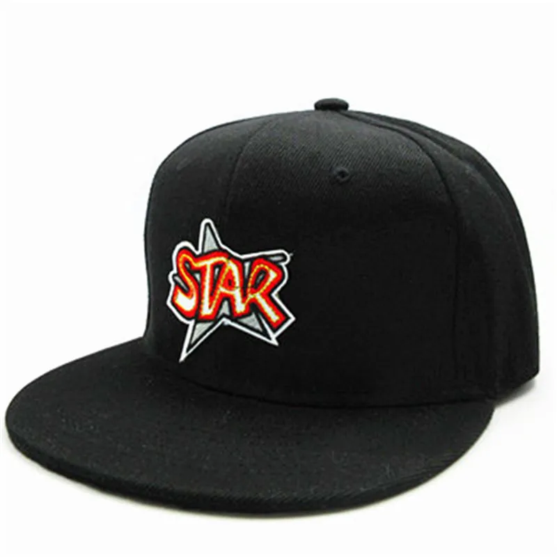

LDSLYJR star letter embroidery cotton Baseball Cap hip-hop cap Adjustable Snapback Hats for men and women 323