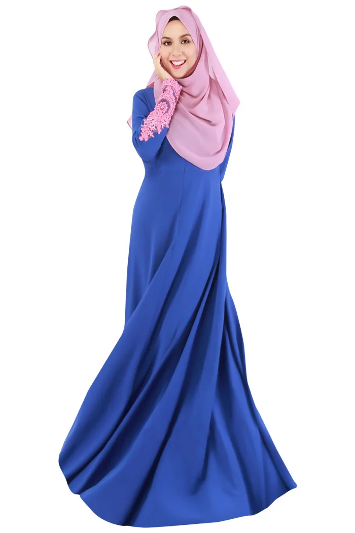 2019 Новый Вышивка Для женщин Абаи одеяние мусульмане Djellaba Исламская Костюмы для