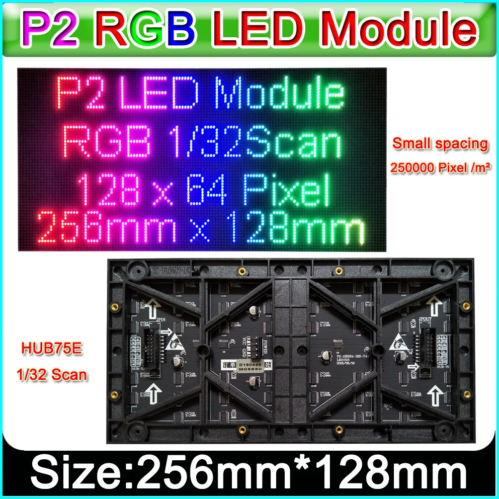 Небольшой шаг P2 полноцветный светодиодный дисплей SMD RGB панель DIY внутренний HD