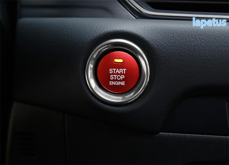 Lapetus Engine Start Stop Circle Keyless System Button Decoration Frame Cover Trim For Mazda 6 Sedan &amp Wagon 2016 2017 | Автомобили и