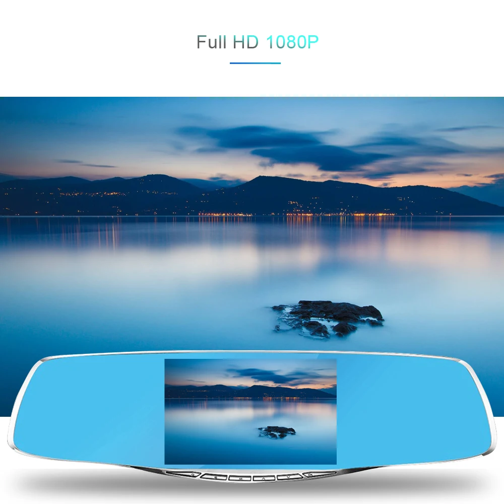 Автомобильный видеорегистратор ADDKEY регистратор Full HD 1080P с камерой 4 3 дюйма