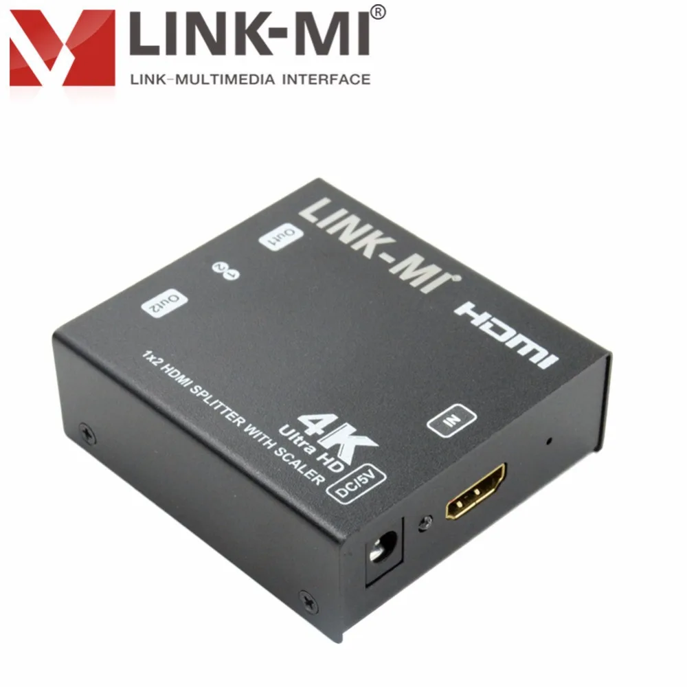 LINK MI LM SC4K2K 142 2 порта HDMI сплиттер 1x2 Ультра HD дисплеи до 4K x 2K 3D видео DTS мастер аудио