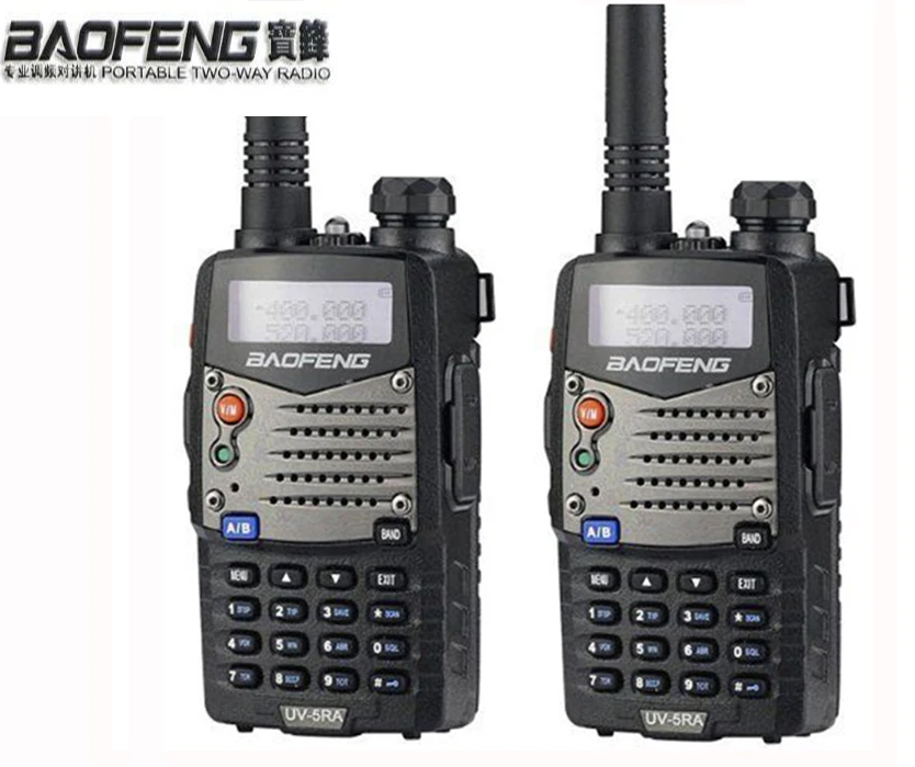 128CH Talk черный двухдиапазонный радио Comunicador 2 шт. рация пара Baofeng Uv 5ra для Bao Feng 5r