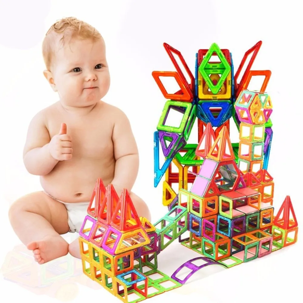 Новый 126 шт. Мини Магнитный конструктор Construction Set модель и строительство игрушки