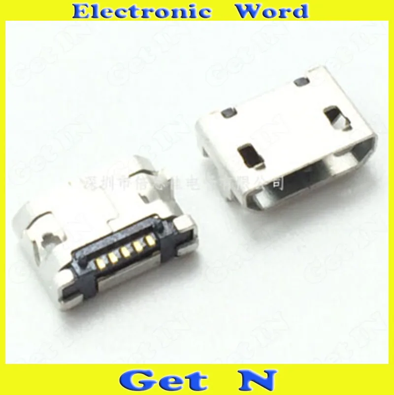 

500 шт., разъем для зарядки Micro 5P USB 7,2 мм