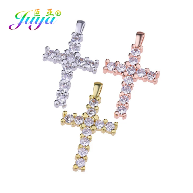 Juya DIY религиозный Святого кулон поставки Кубического Циркония Христианский