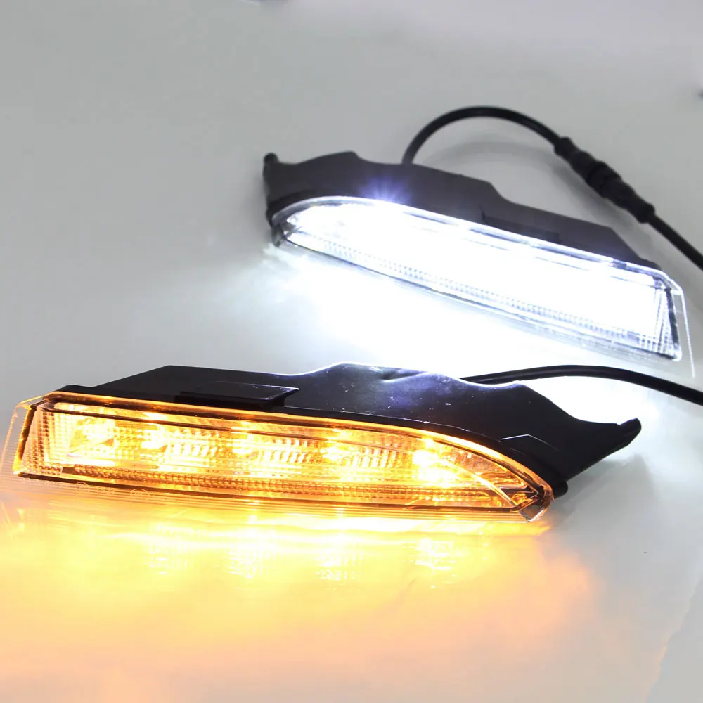 Дневные ходовые огни DRL для Volkswagen Scirocco R Line 2010 2011 2012 2013 2014 левый правый белый и