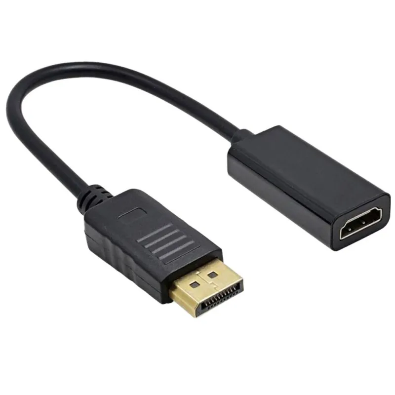 Дисплей порт к HDMI HDTV кабель адаптер конвертер мужчин и женщин поддержка 1080P для HDTV проектора