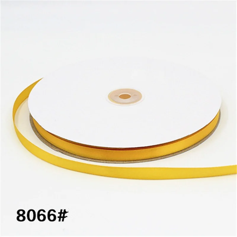 Gold Yellow Новинка, высокое качество, 100 ярдов/рулон, 1 см, корсажные атласные ленты, украшения для рождественской вечеринки, сделай сам, бант, ленты для поделок, открыток, подарочная упаковка - Цвет: Gold Yellow