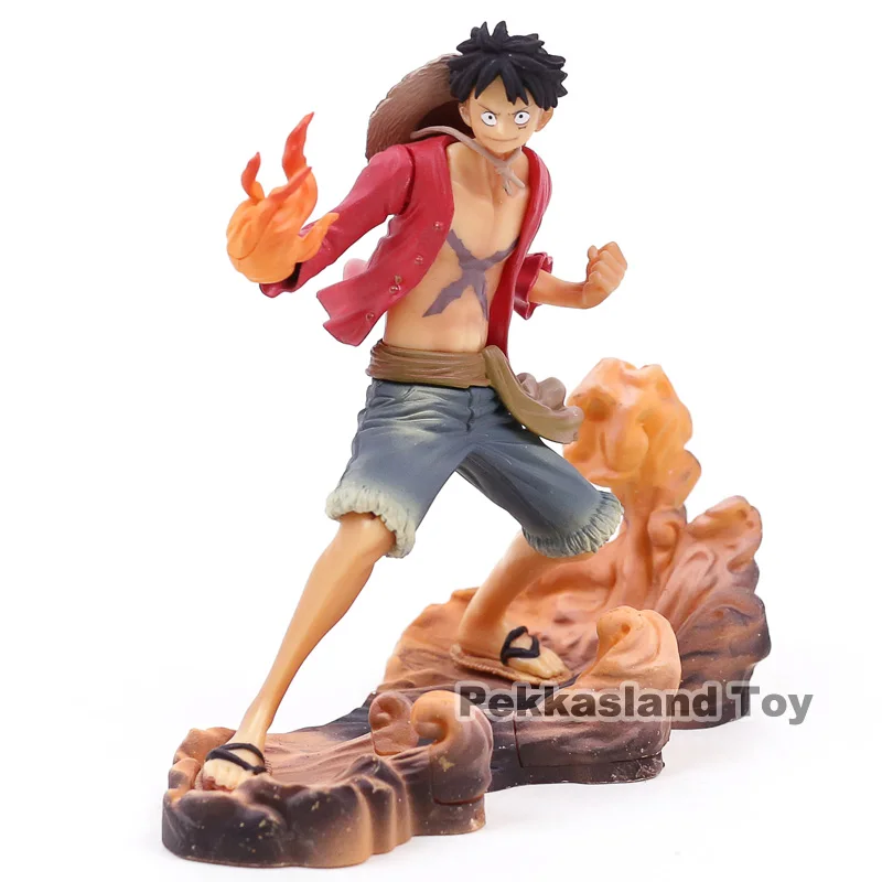 Banpresto one piece DXF Brotherhood II Luffy Ace Sabo Brother Боевая версия ПВХ Фигурки Коллекционная модель игрушки 3 шт./компл