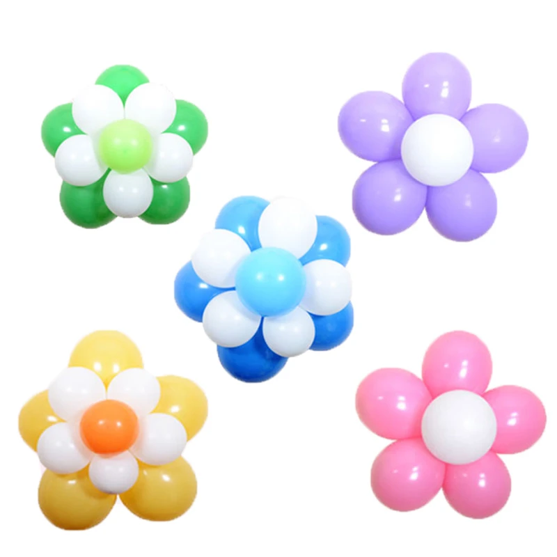 10 шт./лот цветок воздушными шарами украшения аксессуары сливы зажим практичный с