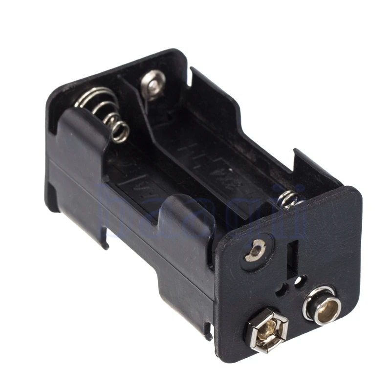 BAAQII 1 шт. 4 X AA Размер батареи держатель коробка 6V DC чехол с 9V защелкой A1899|battery